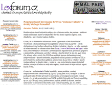 Tablet Screenshot of lexforum.cz