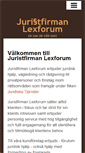 Mobile Screenshot of lexforum.se