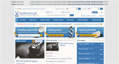 Desktop Screenshot of lexforum.pl